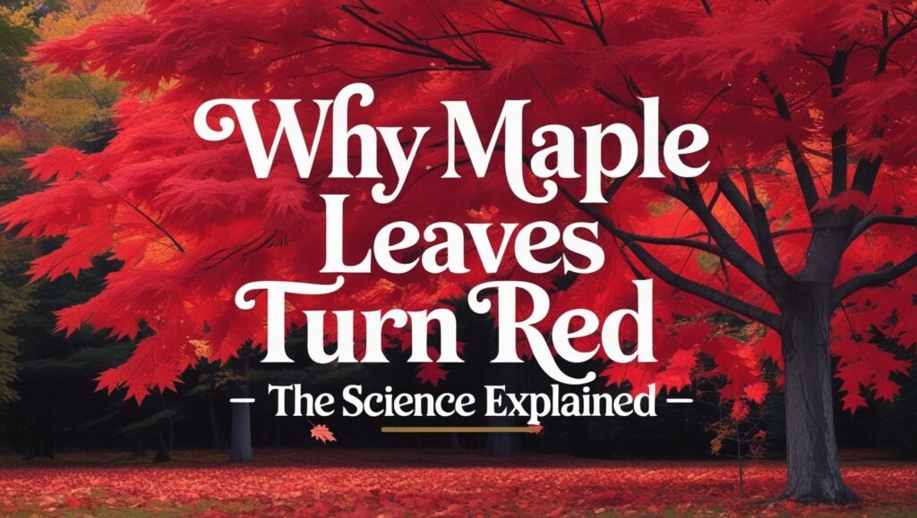 Why Maple Leaves Turn Red | The Science Explained